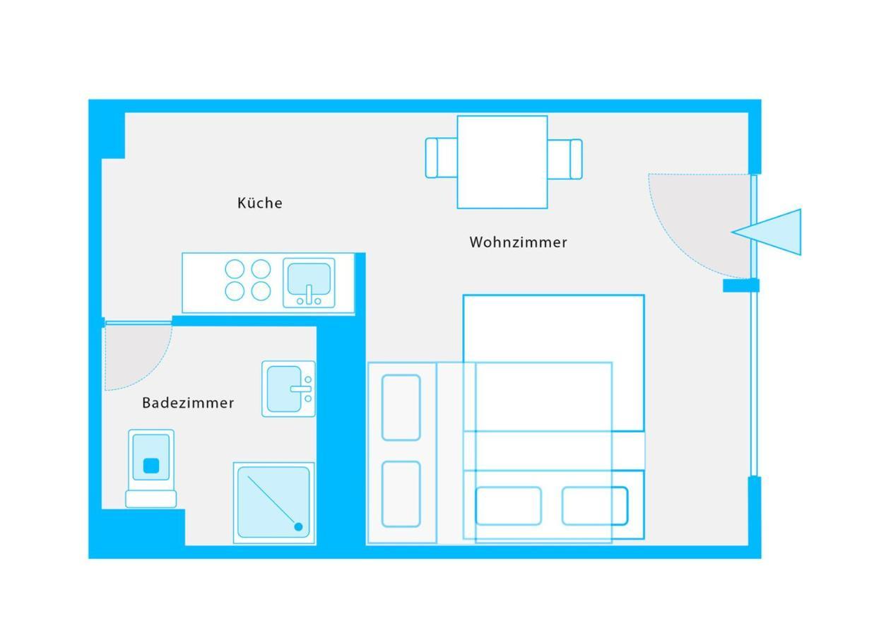 The Koburger Vh, Studio For Up To 4 With High Bed برلين المظهر الخارجي الصورة